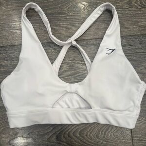 Gymshark Crossback White Sports Bra